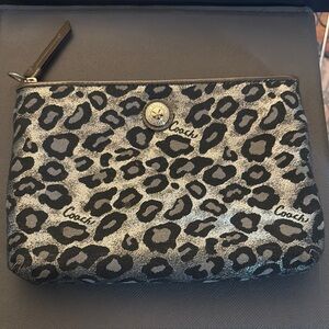 Coach Leopard Print Wristlet